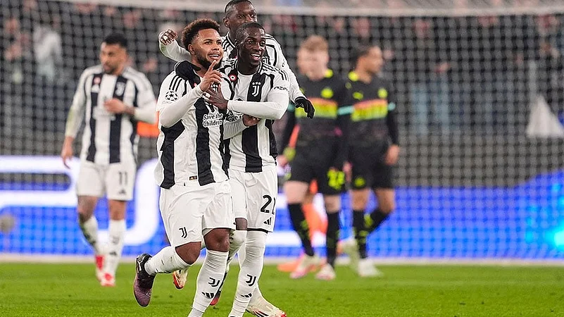 Italy Soccer Champions League playoff first leg Juventus and PSV Eindhoven: Weston McKennie