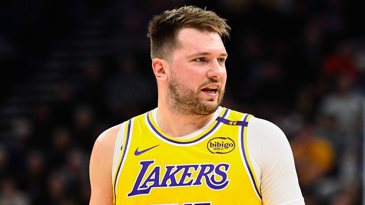 Doncic was traded to Los Angeles earlier this month.