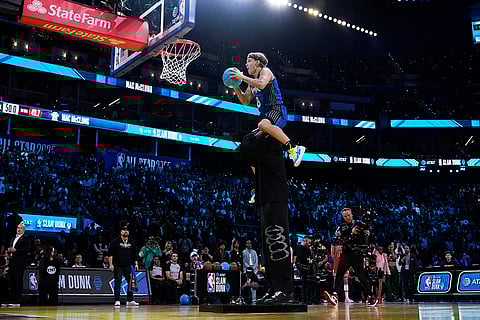 Slam Dunk Contest: Osceola Magic guard Mac McClung dunks