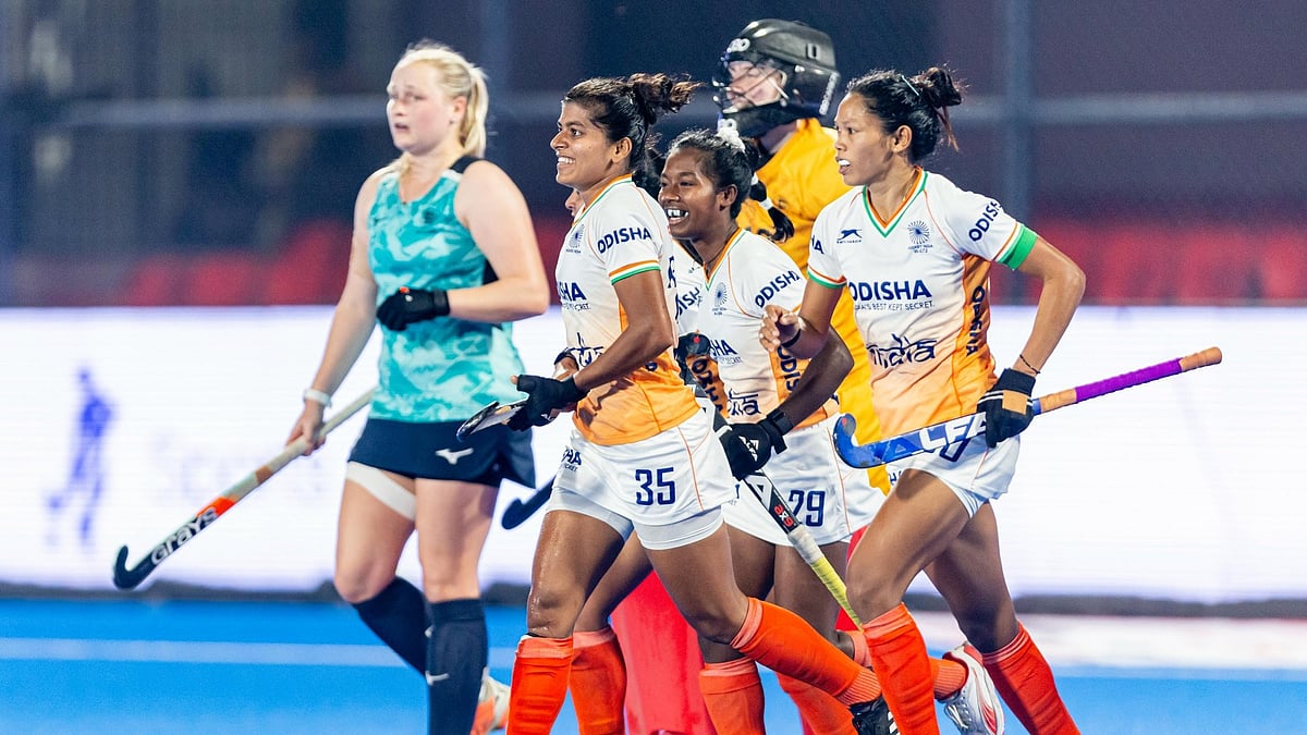 Photo: X | Hockey India : India women vs England women, FIH Pro League 2024-25.