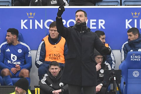 Premier League 2024-25: Leicester's head coach Ruud van Nistelrooy