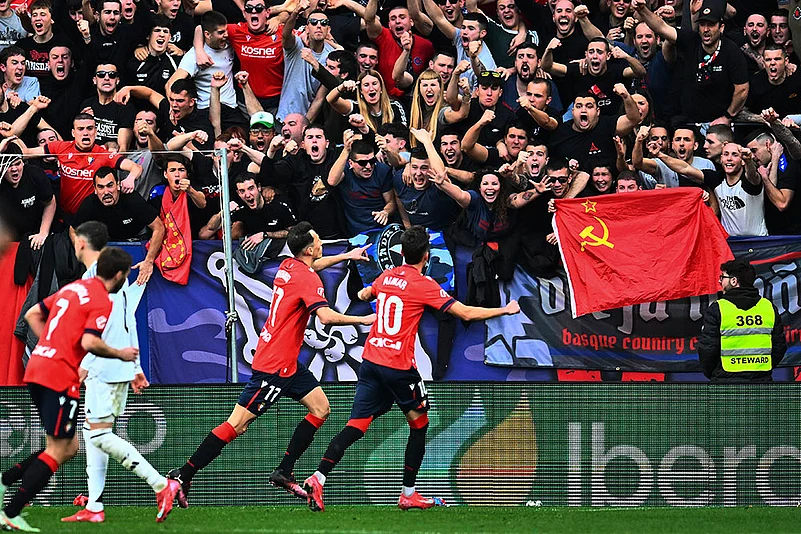 Spanish Soccer La Liga 2024-25 Osasuna vs Real Madrid: Ante Budimir