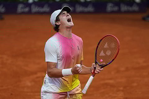 Argentina Open ATP quarterfinals: Joao Fonseca reacts to defeating Mariano Navone