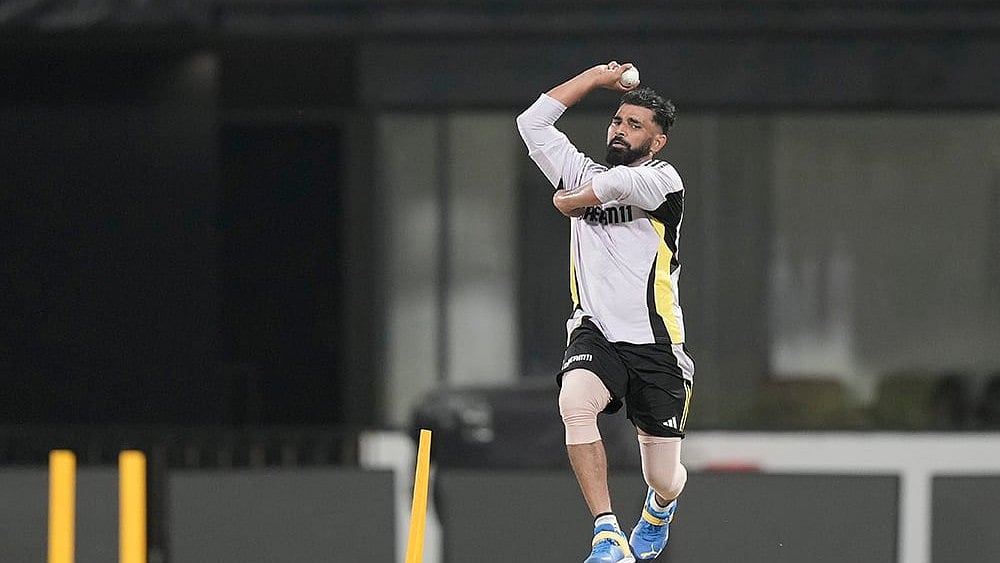 India Vs England T20 Cricket series - Team India practice session - Mohammed Shami