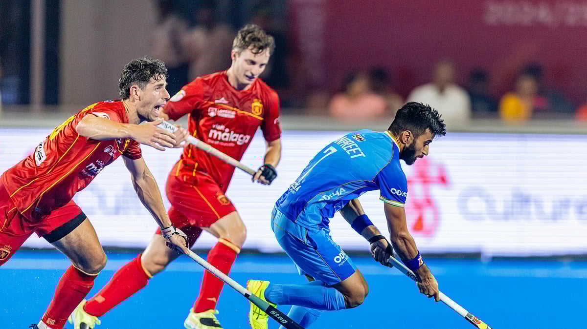 Photo: FIH : India vs Spain, FIH Pro League 2024-25.