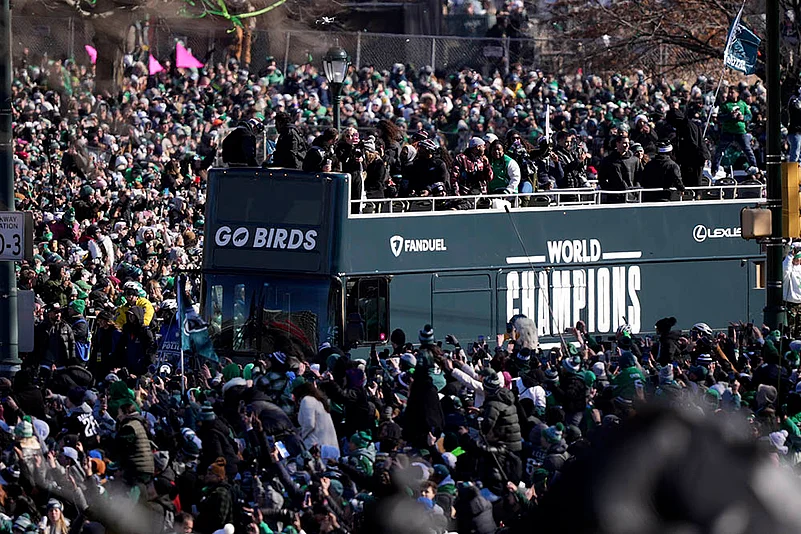 American Football NFL 2024-25 Super Bowl LIX Champions Philadelphia Eagles Parade
