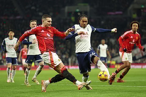 English Premier League Soccer: Tottenham Hotspur vs Manchester United