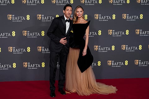 BAFTA Awards 2025: Adrien Brody and Georgina Chapman
