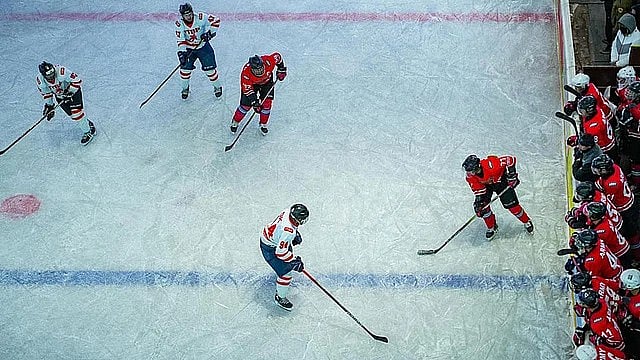 SAI Media : File photo of an ice hockey match between ITBP and Indian Army at the Khelo India Winter Games in Leh.