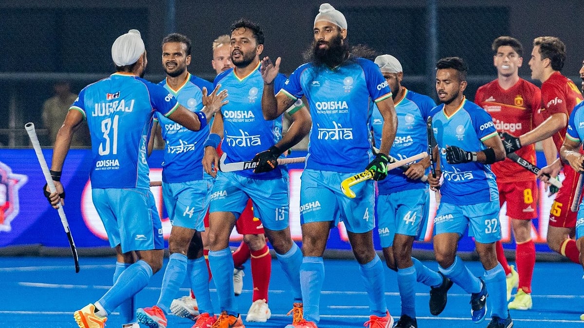 Hockey India : The Indian men's hockey team in action against Spain at the FIH Pro League.