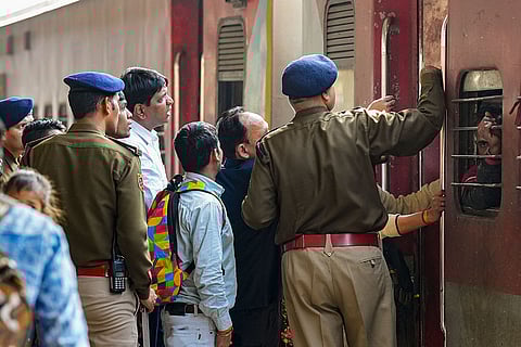 Security at New Delhi railway station