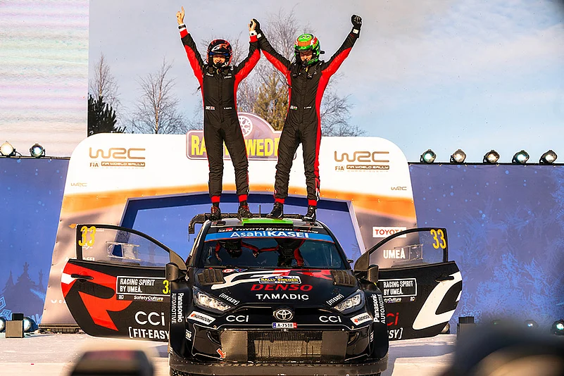 World Rally Championship Sweden WRC 2025: Elfyn Evans, Scott Martin