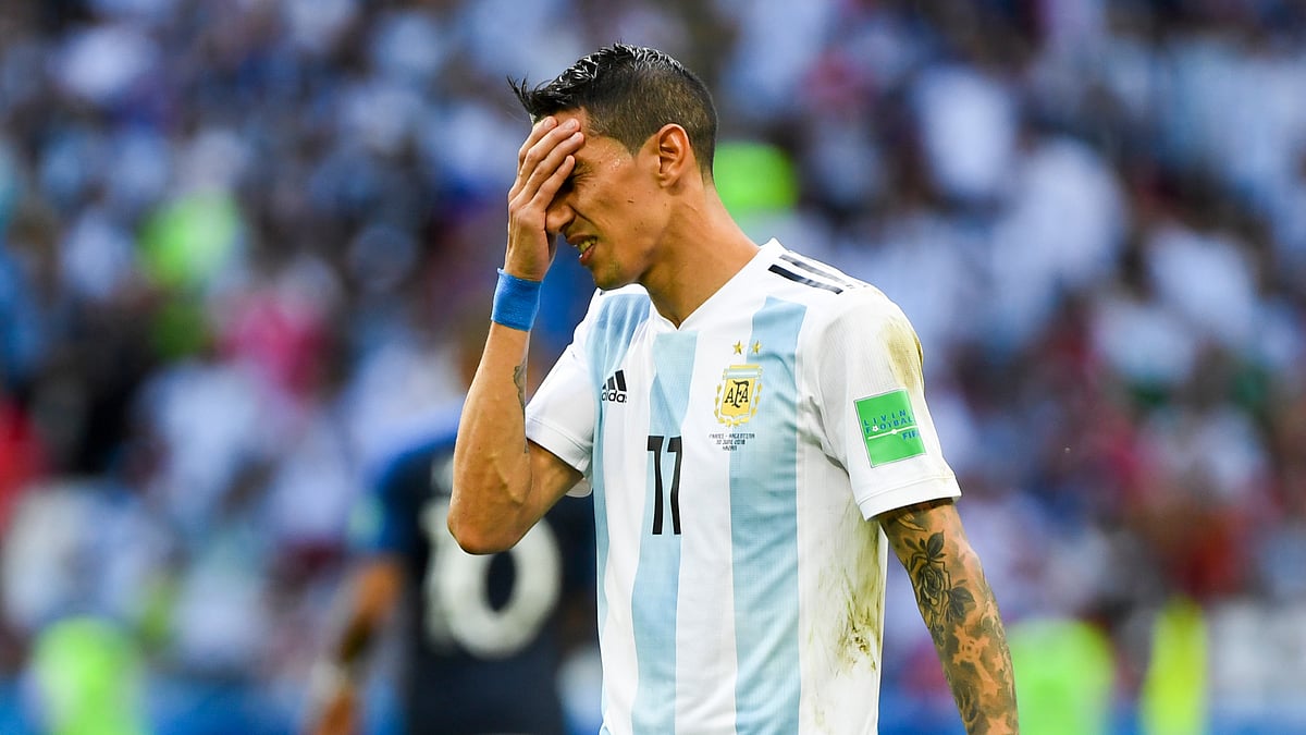 Angel Di Maria at the 2018 World Cup