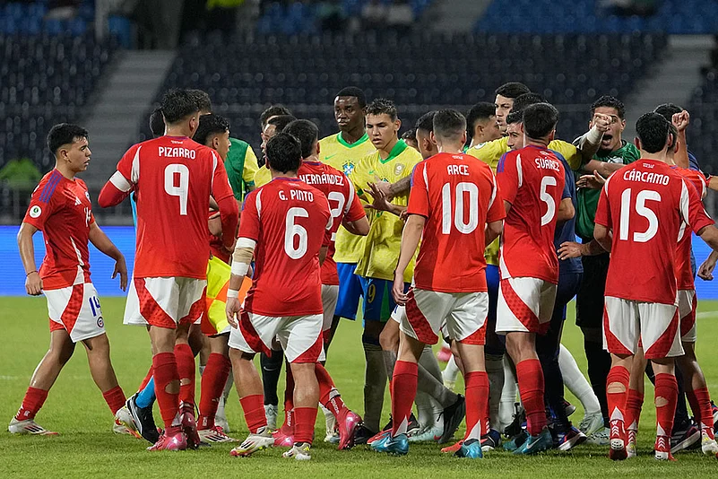 Brazil vs Chile Soccer Match