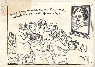 Abu Abraham's Emergency era cartoons were often censured during that period