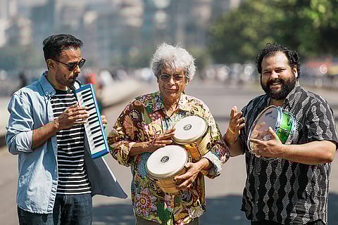 Mumbai Drum Day 2025 rehearsal