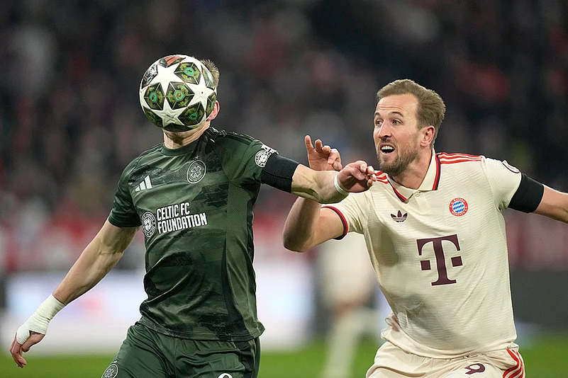 Germany Soccer Champions League playoff second leg FC Bayern Munich vs Celtic Glasgow: Harry Kane