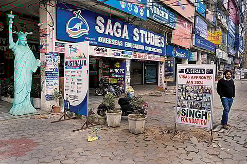Dunki and Debt: Visa agents at Ranjeet Avenue in Amritsar, Punjab