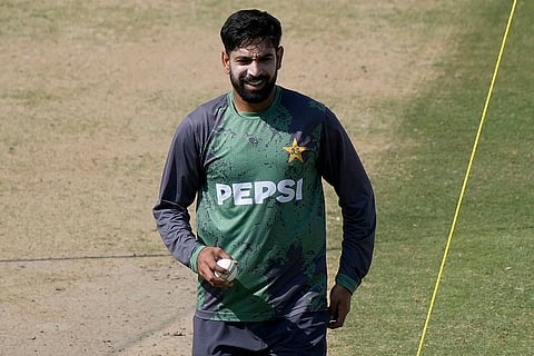 Champions Trophy 2025: Pakistan's Haris Rauf attends a practice session