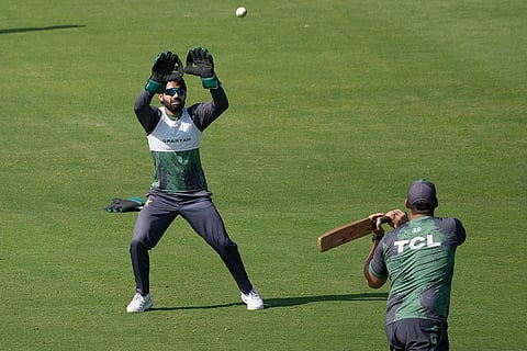 Champions Trophy 2025: Pakistan's Mohammad Rizwan attends a practice session