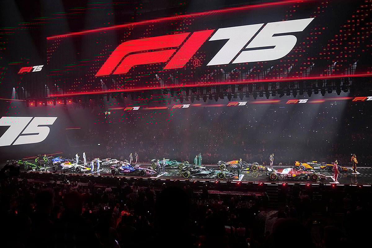 F1 75 Live launch event at the O2 arena in London: