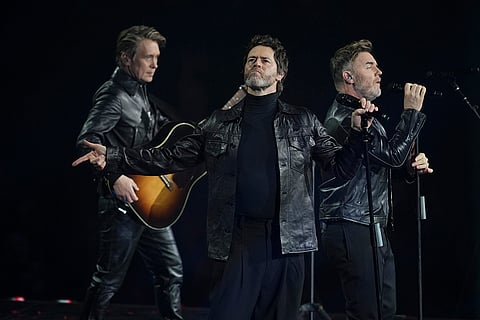 F1 75 Live launch event: Take that perform