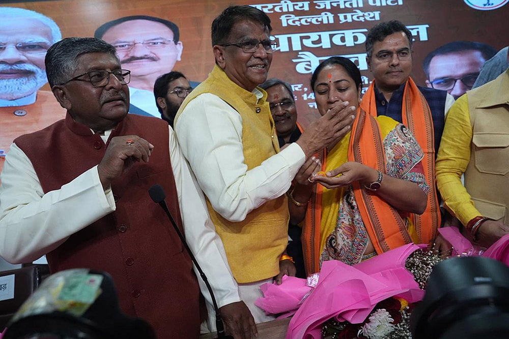 | Photo: Tribhuvan Tiwari/Outlook : Rekha Gupta To Be Delhi's Next CM