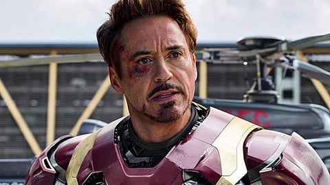 Robert Downey Jr. In Captain America Civil War as Iron Man