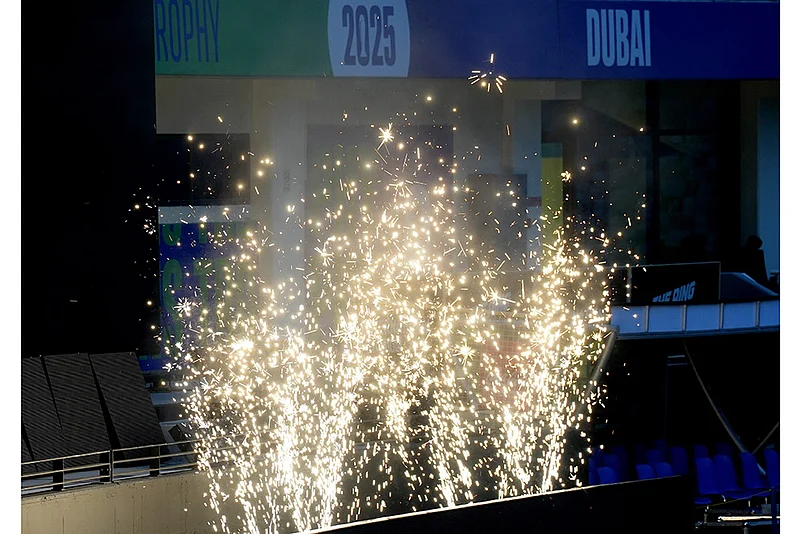 Champions Trophy Cricket 2025: Preparations at Dubai International Cricket Stadium photos_