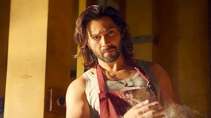 X : A still of Varun Dhawan from Baby John