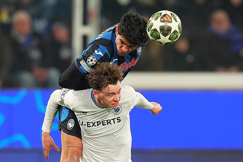 Italy Soccer Champions League playoff second leg Atalanta vs Club Brugge: Raoul Bellanova