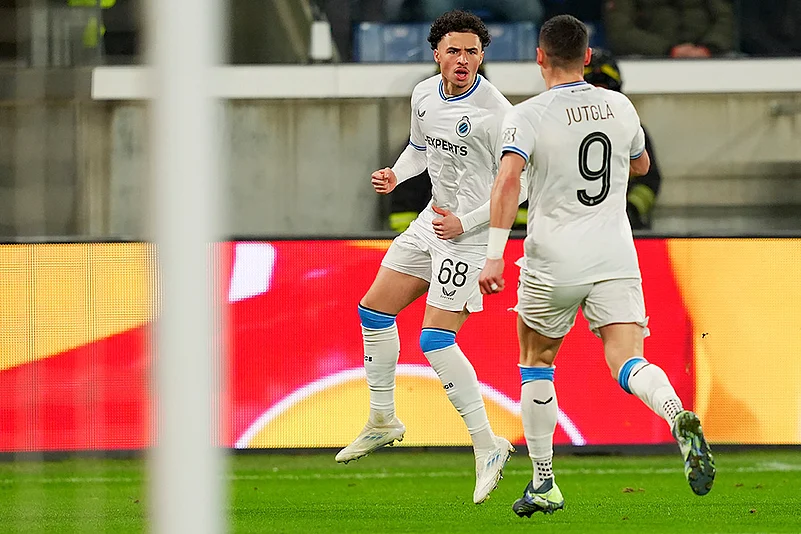Italy Soccer Champions League playoff second leg Atalanta vs Club Brugge: Chemsdine Talbi