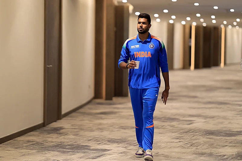 Champions Trophy Cricket 2025: Indian cricket team photoshoot_Harshit Rana