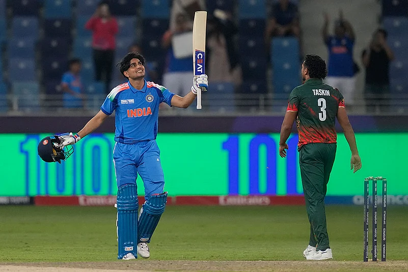 Shubman Gill century ICC Champions Trophy