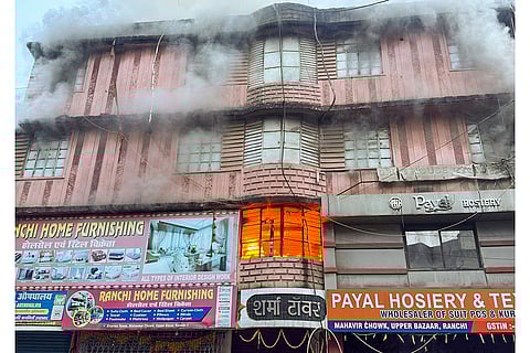 Fire in Ranchi