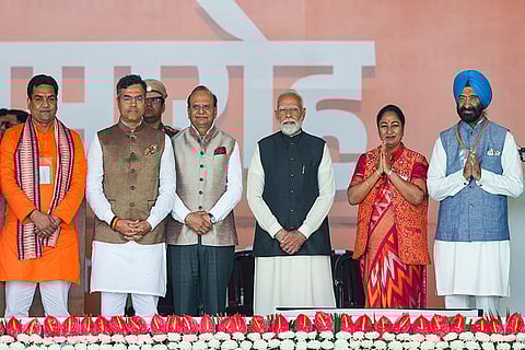 Oath ceremony of Delhi Govt.