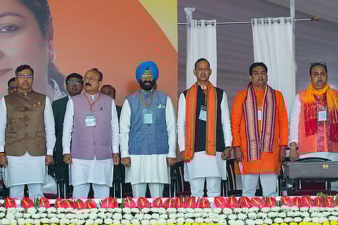 Oath ceremony of Delhi Govt.