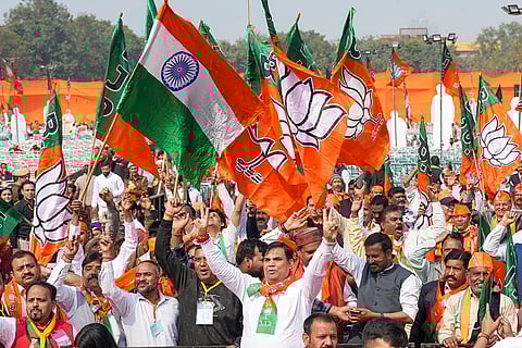 Oath ceremony of Delhi Govt.