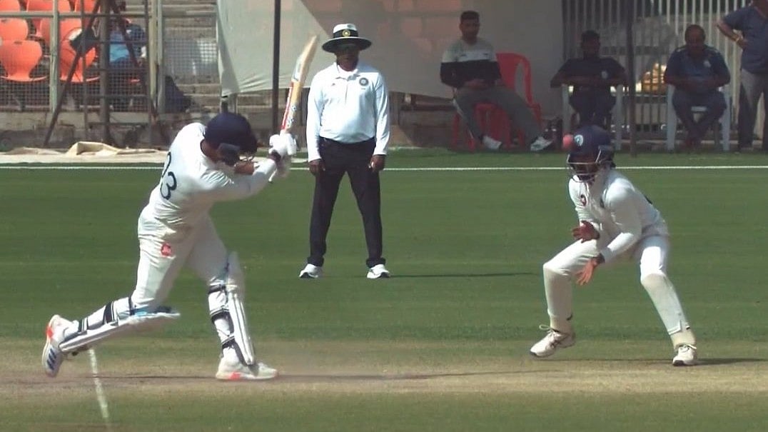 BCCI : Kerala's Salman Nizar takes a blow on his helmet before they scripted history.