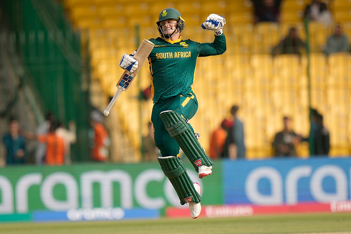 ICC Champions Trophy Afghanistan vs South Africa ODI Cricket Match 3 AFG vs SA: Ryan Rickelton