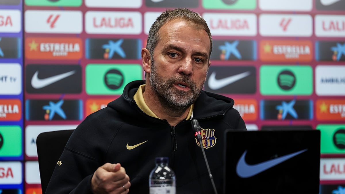 Barcelona head coach Hansi Flick