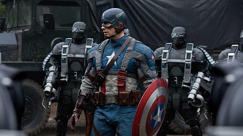 Chris Evans in Captain America: The First Avenger