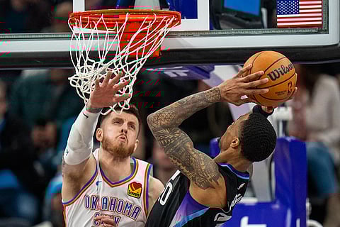 Thunder Jazz Basketball