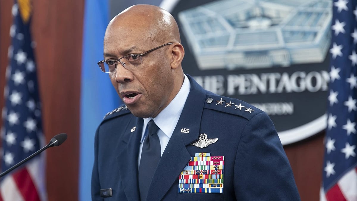 AP : Joint Chiefs of Staff CQ Brown At Press Conference, April 26, 2024