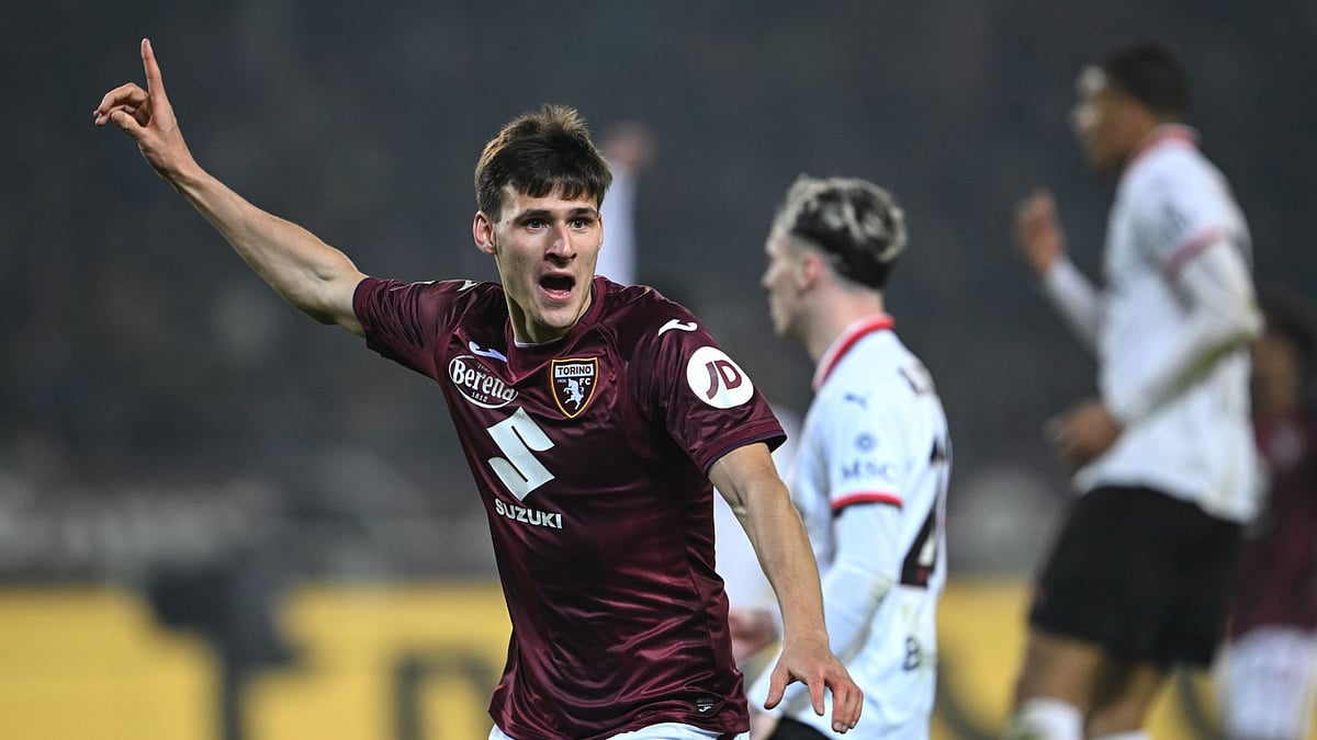 Gineitis celebrates scoring Torino's winner