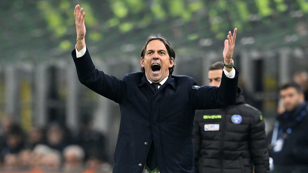 Inter head coach Simone Inzaghi.
