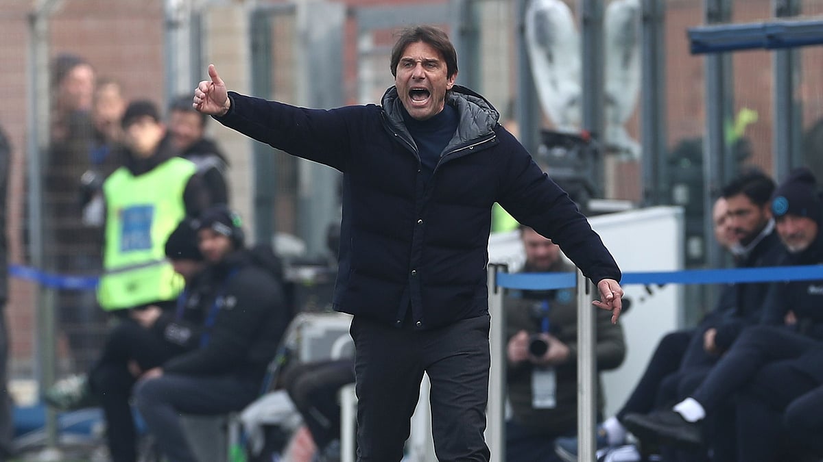 Antonio Conte has taken the blame for Napoli's loss