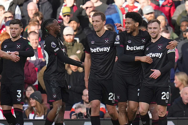 English premier league soccer 2024-25 Arsenal FC vs West Ham United: Jarrod Bowen