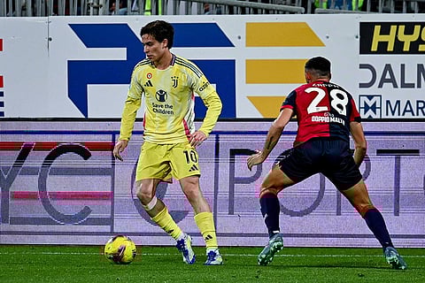 Serie A Soccer Match: Cagliari Calcio vs Juventus