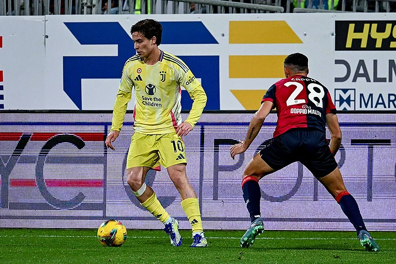 Serie A Soccer Match: Juventus vs Cagliari Calcio